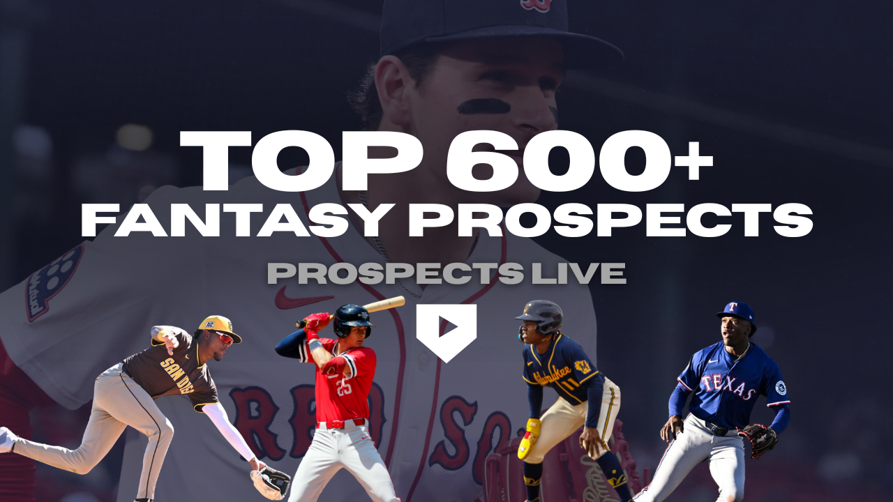 Top 600+ Fantasy Prospect Rankings: Post 2025 MLB Draft