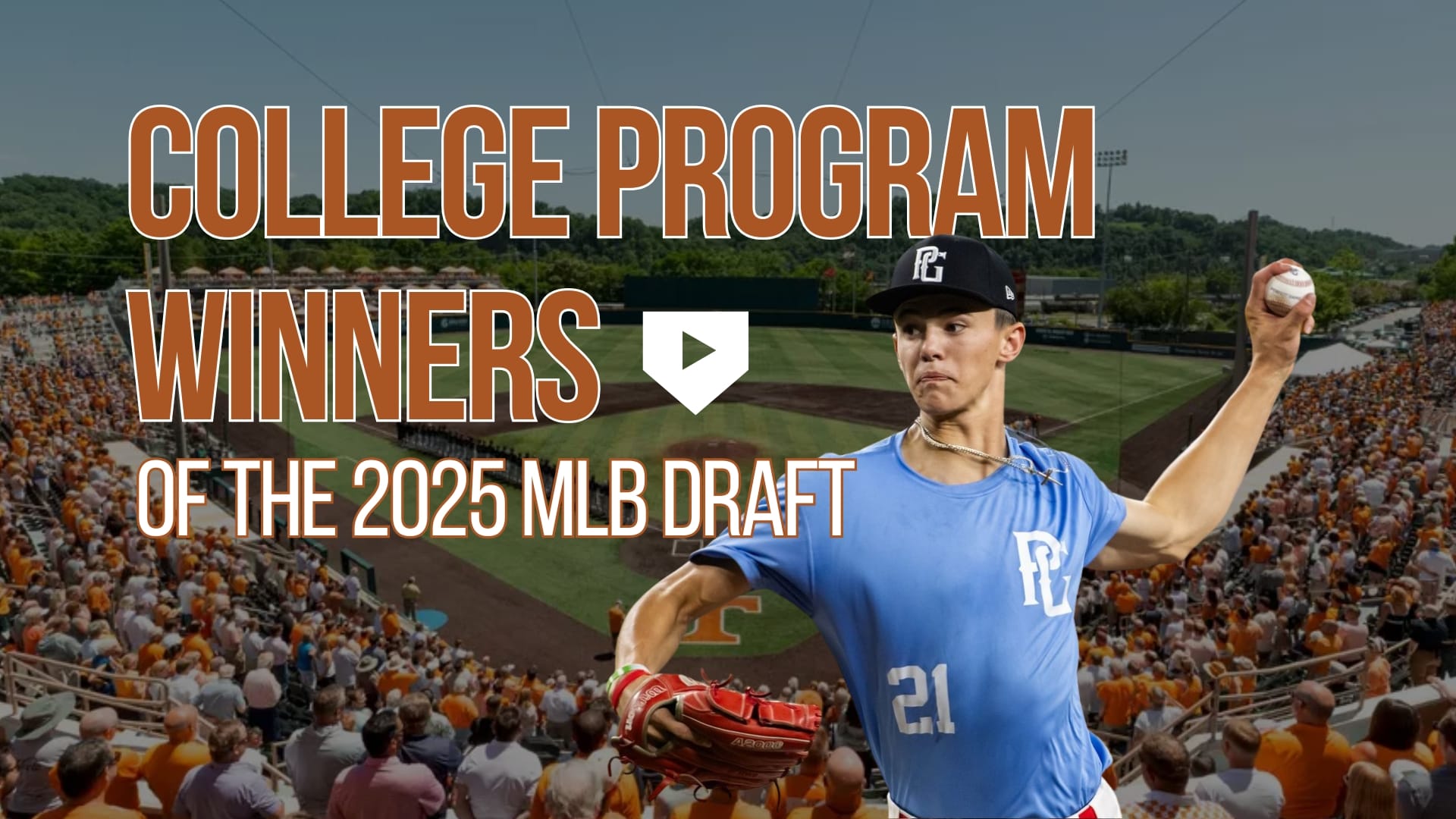 College Program Winners of the 2025 MLB Draft