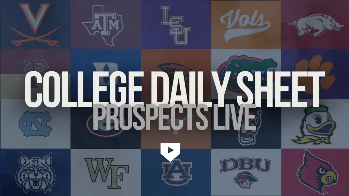 College Daily Sheet: Thursday 05/15/25 - Woolfolk Shoves in Signature Start as May Heats Up